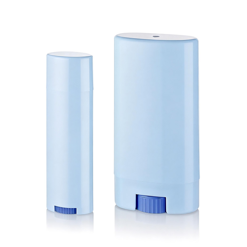 8 Gram/15 Gram Plastic Oval Sunscreen Stick Container