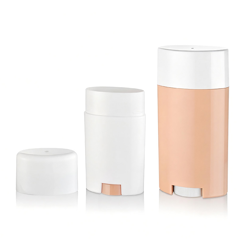 Kapasitet 50 gram/75 gram plast oval deodorant pinnebeholder