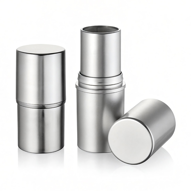 6 gram plast rund mini-størrelse Blush Stick-beholder